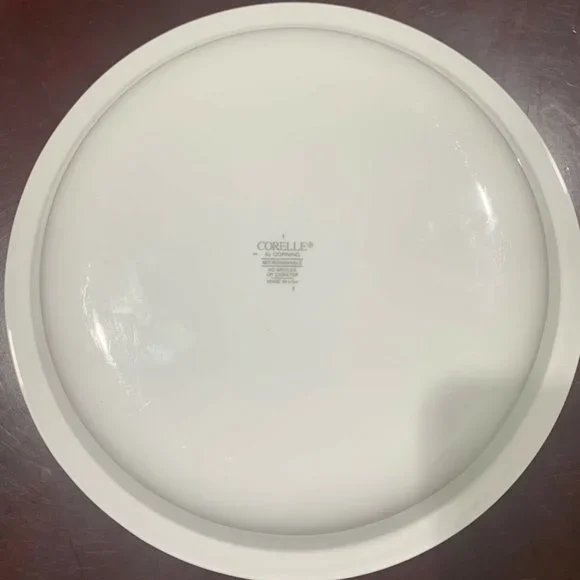 Blue Velvet Rose 10 1/4" Pie Plate by Corelle (Corning) - Picture 3 of 3